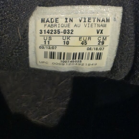 Nike Air Mogan 6.0 Puffy Tongue Skate Shoes Sneakers Yellow Black mens 11 - Picture 9 of 9